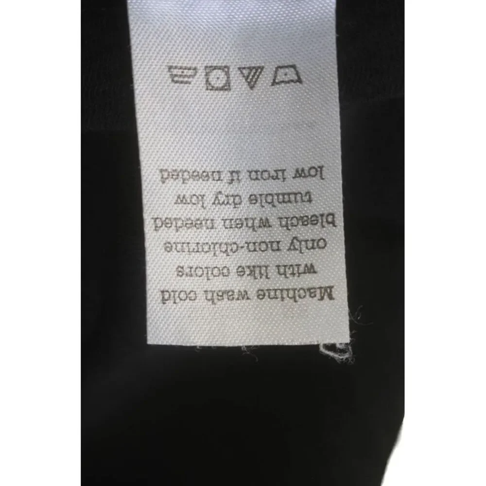 Goldie Womens Short Sleeve Solid Round Neck T Shirt Black Size XS - Picture 6 of 6